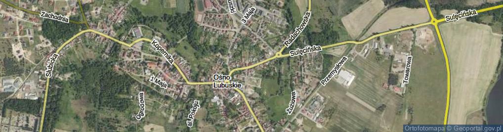 Zdjęcie satelitarne 11 Listopada ul.